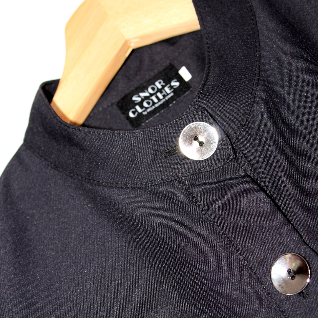 Blusa Paz Anti-Bacteriano Preto e Prateado - Snor Clothes