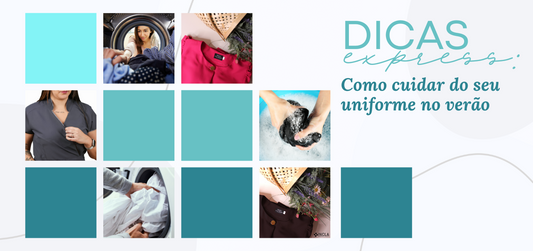 Dica express de como cuidar no seu uniforme no verão!