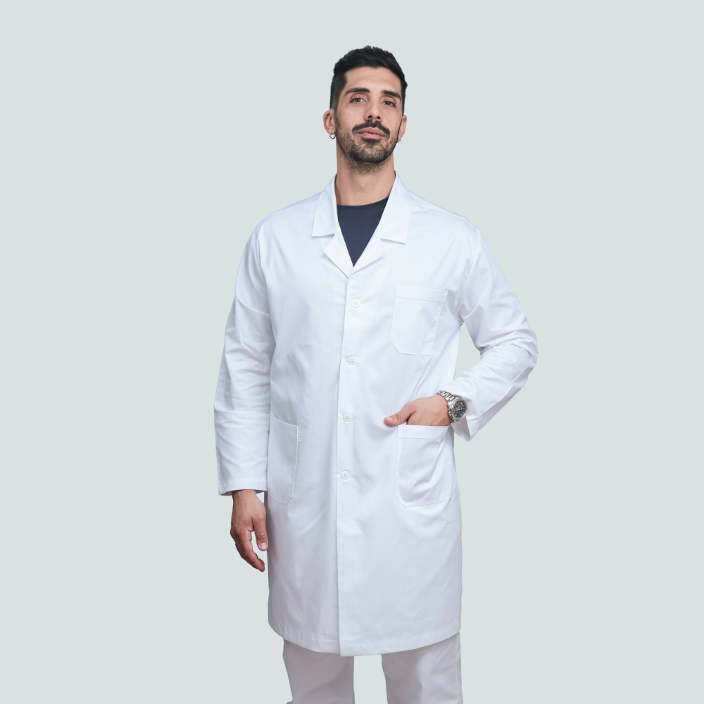 White lab coat Basic Man - Jorpal Uniformes