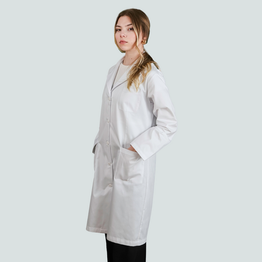 White lab coat Basic Lady - Jorpal Uniformes