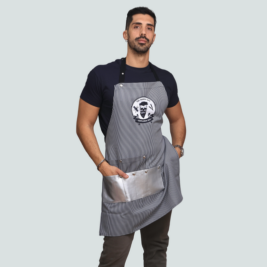 Skull Barbershop Apron