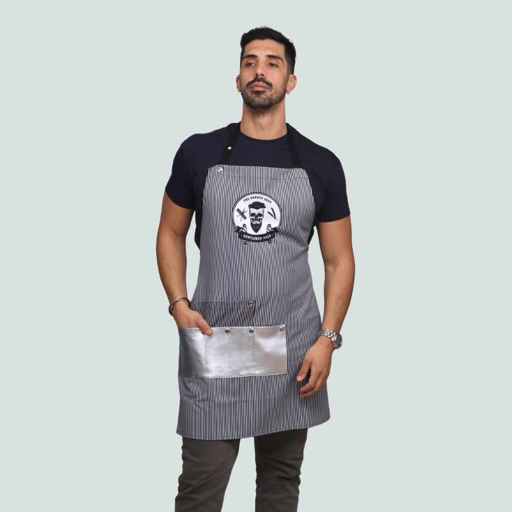 Skull Barbershop Apron
