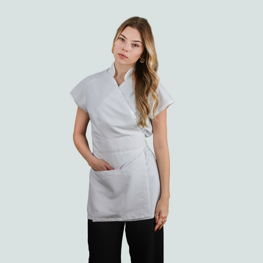 Kimono State of Mind - Tecido Antibacteriano Branco