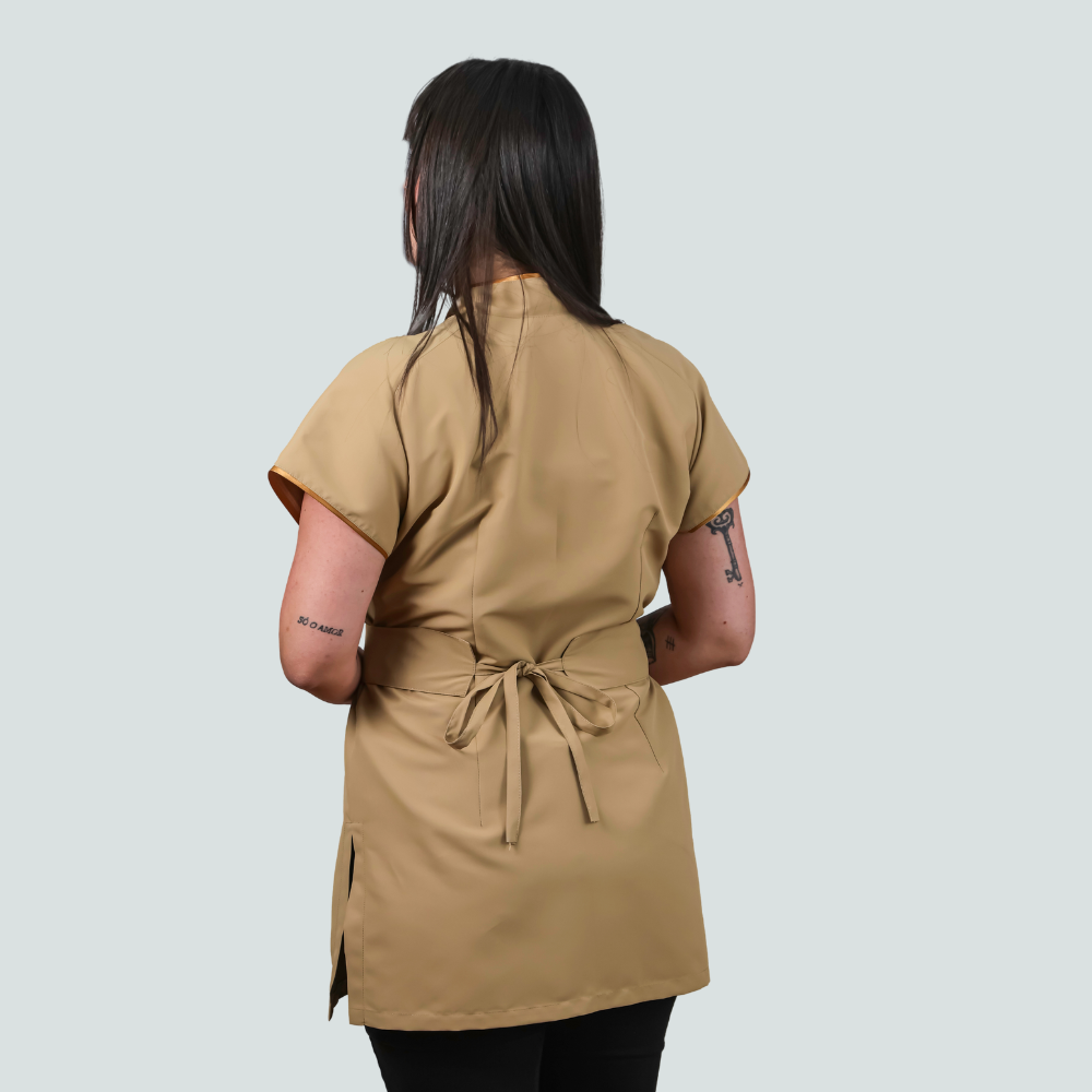 Kimono State of Mind - Tecido antibacteriano Camel
