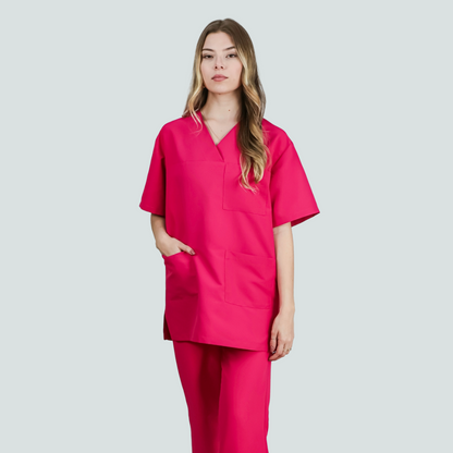 Angel Unisex Anti-Bacterial Pink Tunic