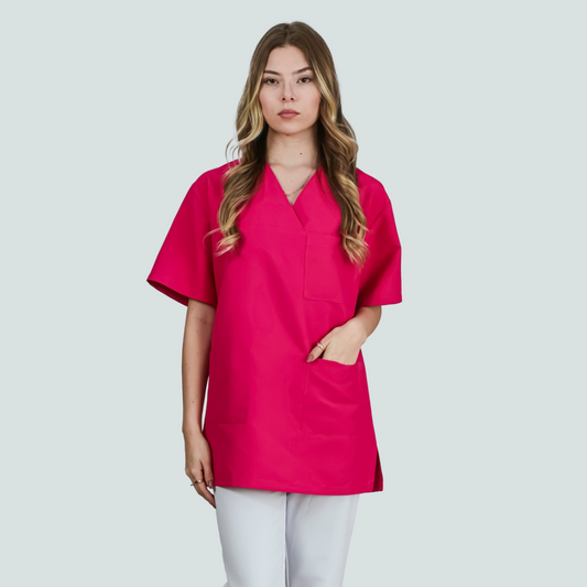 Angel Unisex Anti-Bacterial Pink Tunic