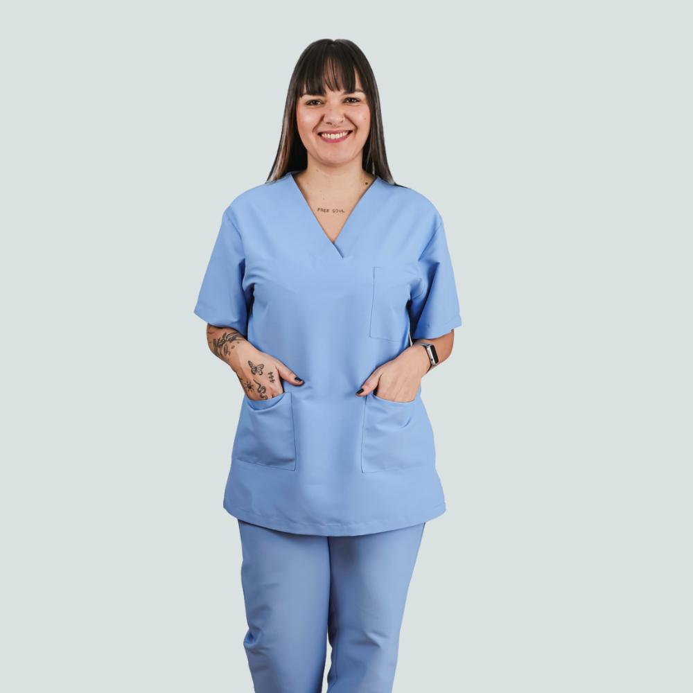 Túnica Angel Azul Claro Anti-Bacteriano