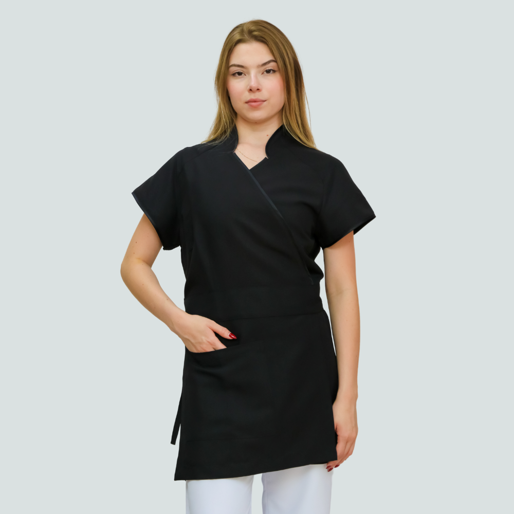 Kimono State of Mind - Tecido Antibacteriano Preto