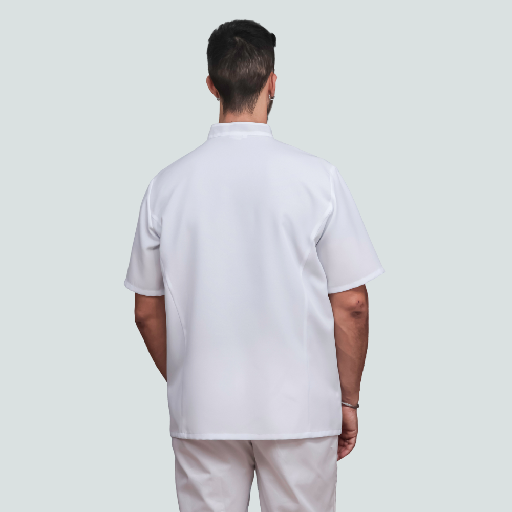 Casaco Gentlemen Branco Antibacteriano