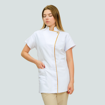 Túnica Previlegio Blanco y Oro