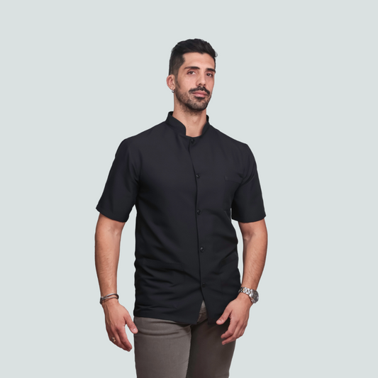 Casaco Gentlemen Preto Antibacteriano