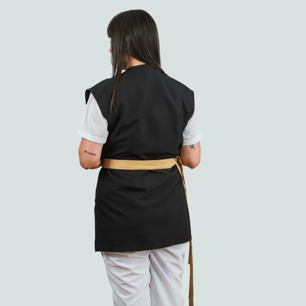 Kimono Essence Preto e Dourado