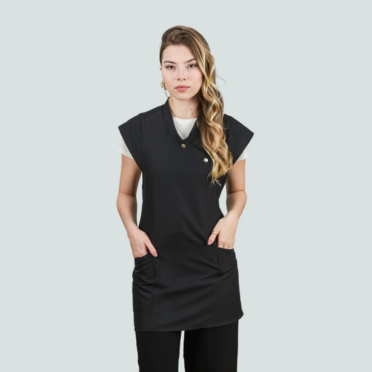 Túnica Ajustável Sally - Preto