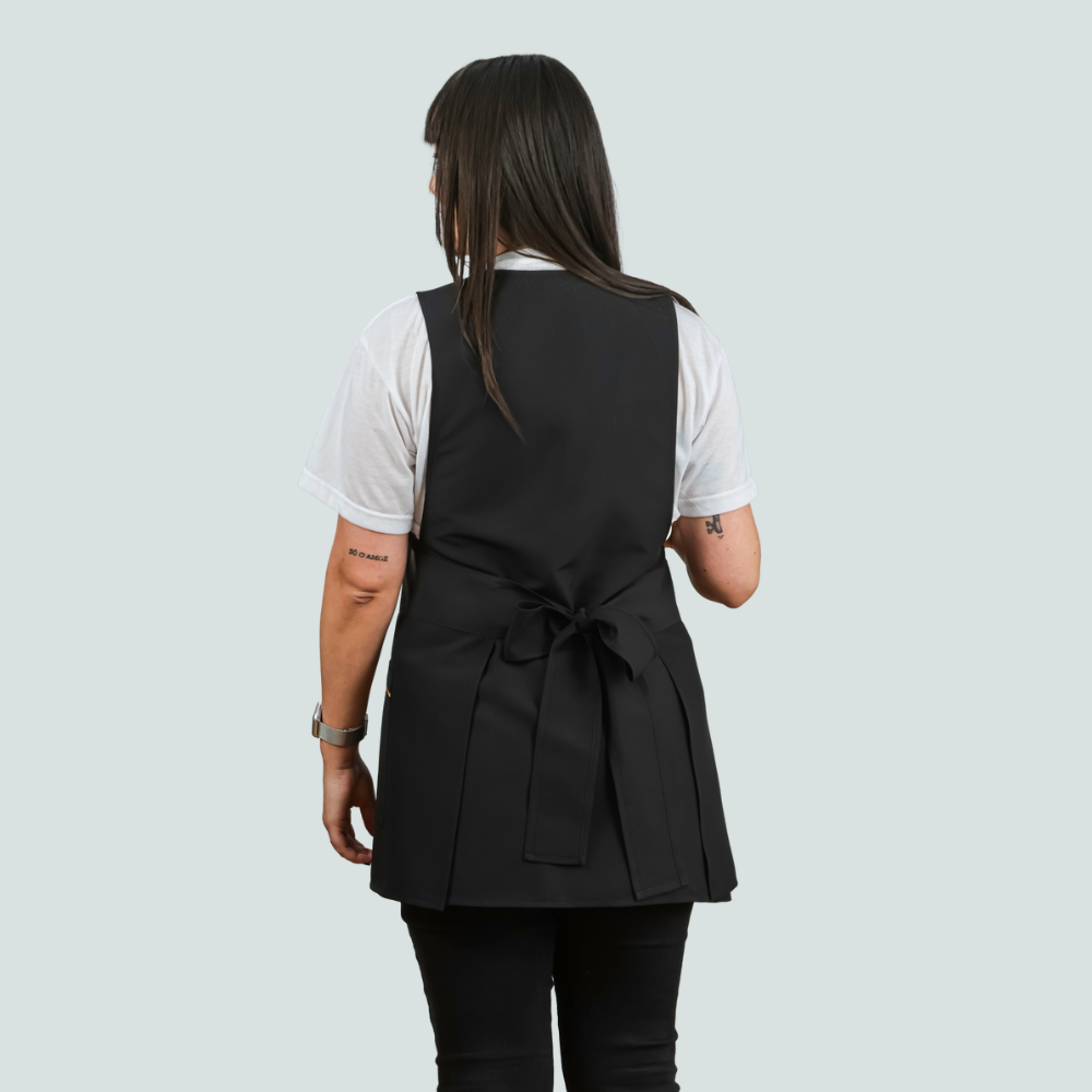 Túnica Ajustável Mona - Preto e Dourado