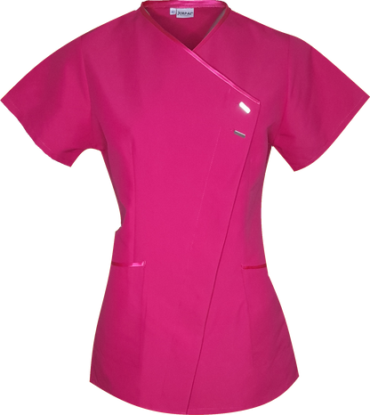 Pink Anti-Bacterial Elegance Tunic - Belted Model