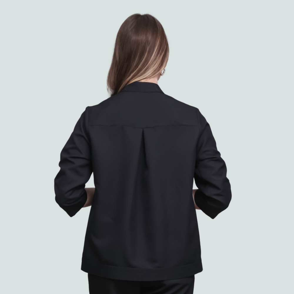 Blusa Paz Antibacteriano Manga 3/4 Preto