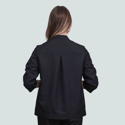 Blusa Paz Antibacteriano Manga 3/4 Preto