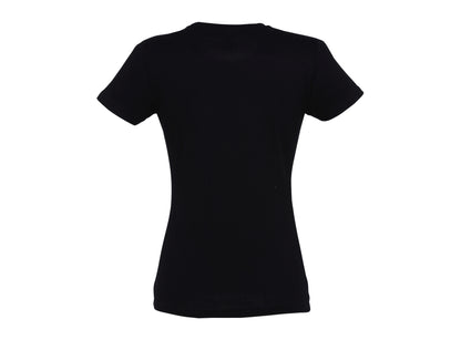 T-Shirt Style Master Senhora Preto Algodão