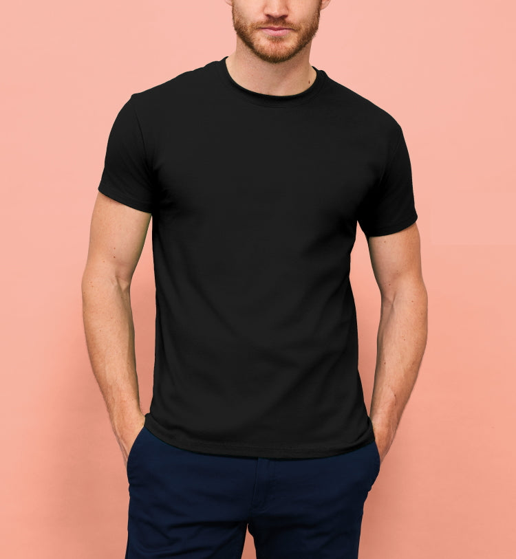 T-Shirt Style Master Unisexo Preto Algodão