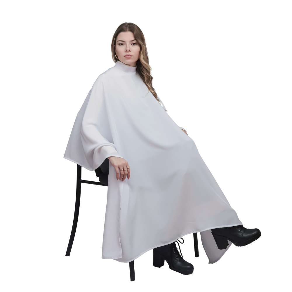 Anti-Stains Silk Hairstyle - White 1.50M x 1.50M