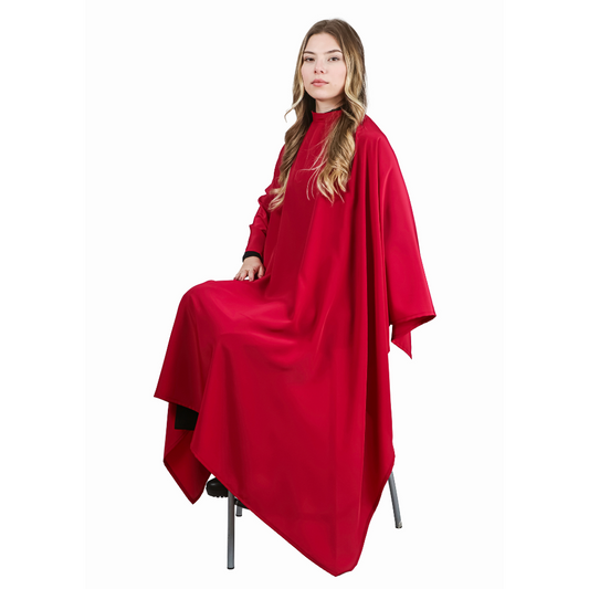 Anti-Stain Bordeaux Silk Hairstyling 1.50M x 1.50M