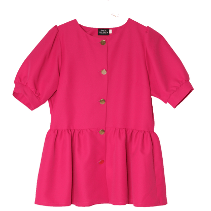 Blusa Casaco Maria Rosa Fúcsia - Tecido Anti-Bacteriano