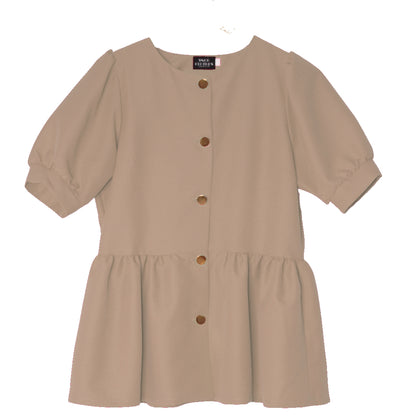 Blusa Casaco Maria Bege - Tecido Antibacteriano