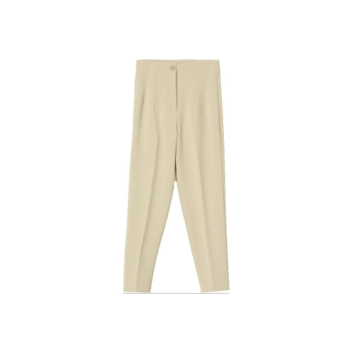 Pantalones beige antibacterianos de cintura alta - Jorpal 