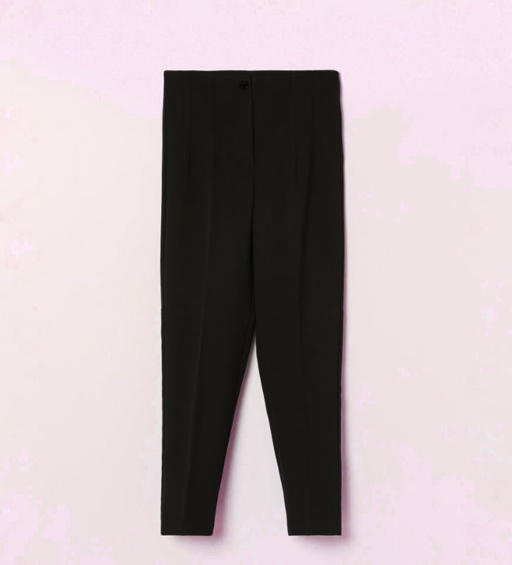 Black Anti-Bacterial High Waist Pants - Jorpal 