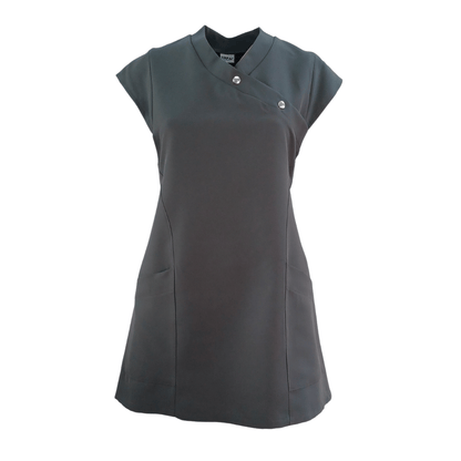 Sally Adjustable Tunic - Black - Anti-Bacterial Fabric