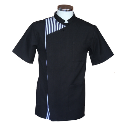 Túnica Gentlemen Preto e Riscas Antibacteriano
